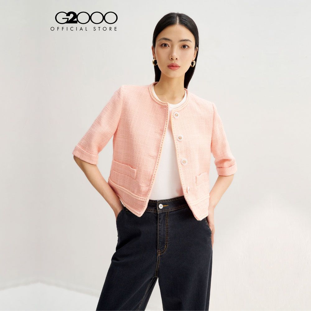G2000 เสื้อแจ็คเก็ตสำหรับผู้หญิง ทรง Easy Fit รุ่น 4128303024 RED ราคา 3,140 บาท*ส่งฟรี
