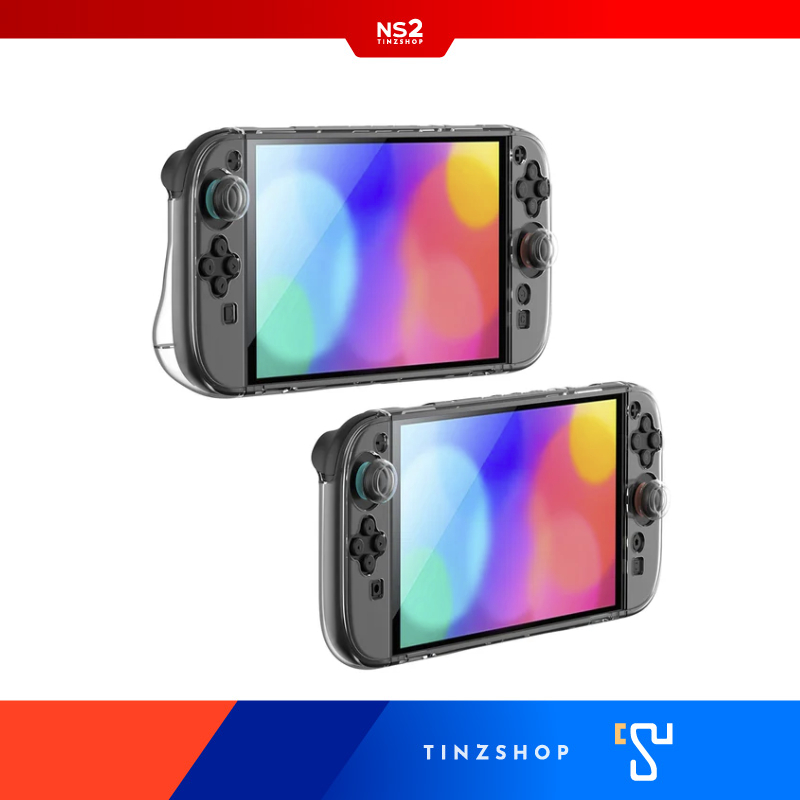 [Switch2] Tinzshop Nintendo Switch 2 Iine L1094 / L1095 Pc Raised&Flat Back Protective Case for Switch 2 / เคสใส่เครื่อง ราคา 328 บาท*ส่งฟรี