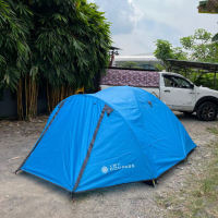 Tenda Dome Camping LWY Compass L401 4-5 Orang Waterproof Double Layer Fiber Kanopi Hiking Outdoor