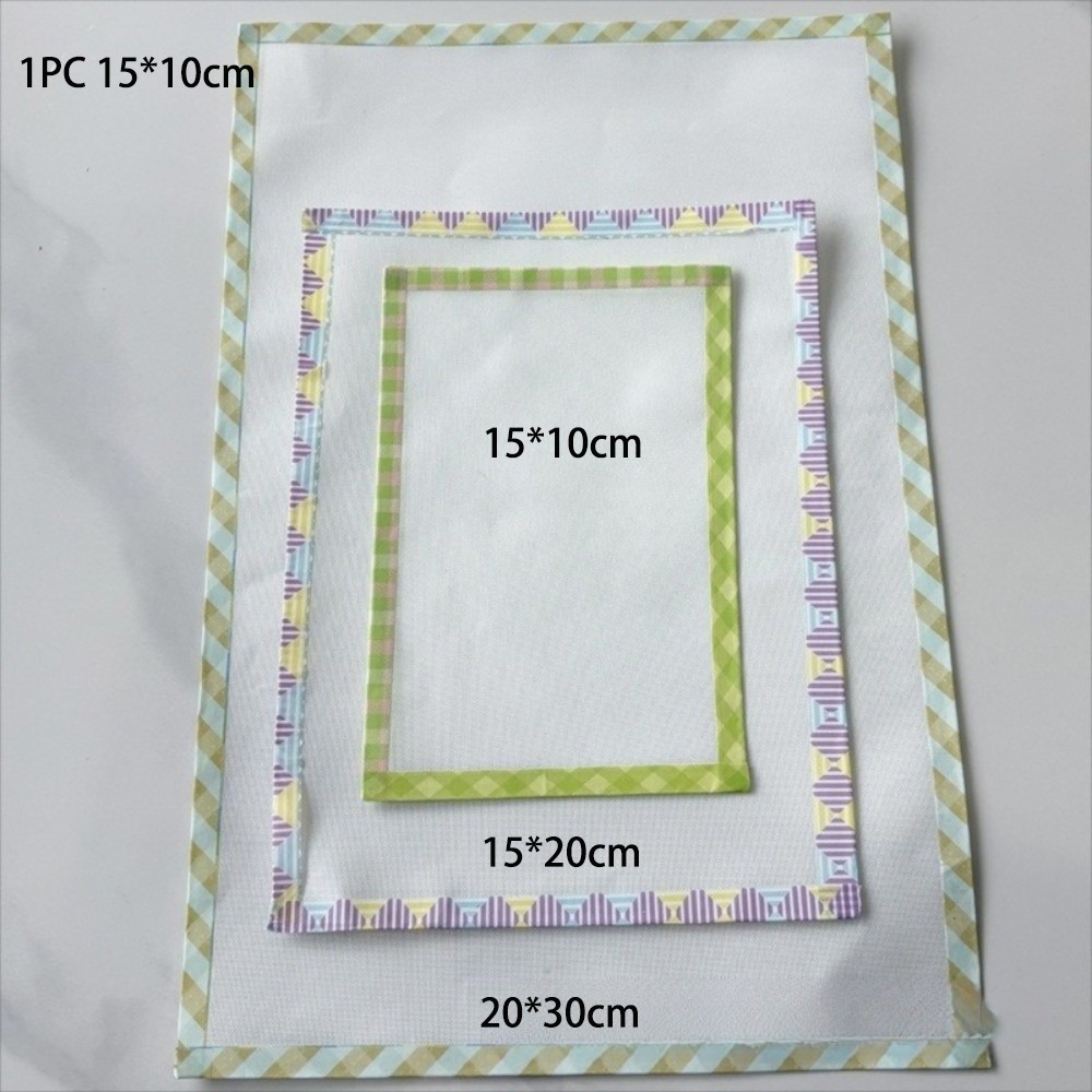 SEMATTI Trong suốt Vải nướng hạt Perler Làm thủ công Phụ kiện đồ chơi tự làm Thảm ủi Đường may cạnh Giấy ép nhiệt cho hạt Perler ảnh