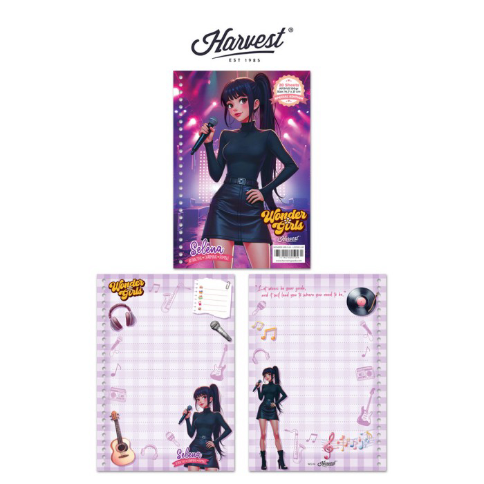 Loose Leaf / Kertas Binder Harvest A5 Wonder Girls - Selena