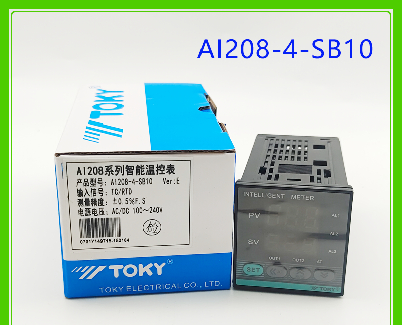 Bộ Điều Khiển Nhiệt Độ AI208X - AI208-4-SB10 Thay Thế cho AI208-4-RB10/AI208-7-RB10/AI208-6-RB10/SB10 - TOKY | Dòng AI208 Series Đã Ngừng Sản Xuất