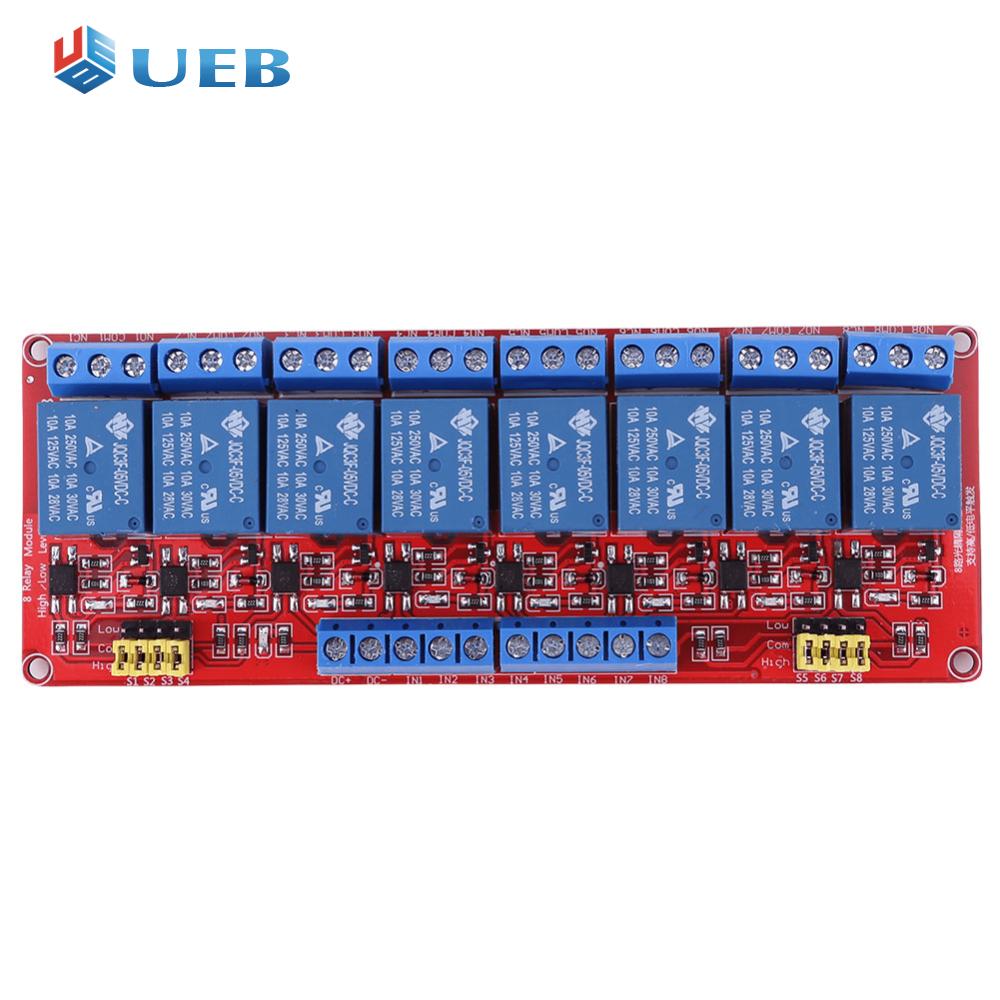 1/2/4/8 Channel High/Low Level Trigger Relay Module DC 5/12/24V High and Low Level Relay Module for Home Smart Control ราคา 31 บาท*ส่งฟรี