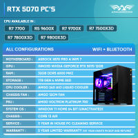 Armaggeddon Ryzen 7 9800X3D + RTX 5070 Custom PC Desktop 32GB RAM 1TB SSD