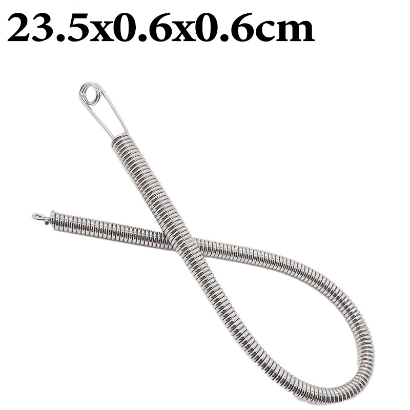 10Pcs Rope Threading Tool Bendable Spring Drawstring Threader Clip Drawstring Thread Multi Functional DIY Sewing Accessories