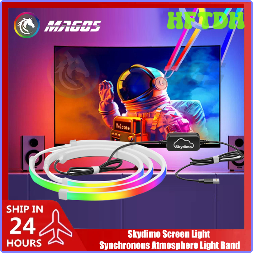 Hftdh Skydimo Màn Hình Ambilight Đèn PC E-Thể Thao Gamer Môi Trường Xung Quanh RGB Dải, máy tính để 