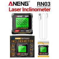 LUZMAR ic Digital Inclinometer Rechargeable Multifunctional  Inclinometer ANENG RN01/RN02/RN03 LCD Display Angle Level Household