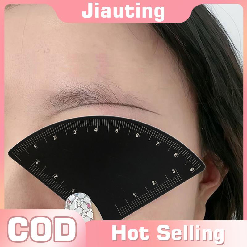 Jiauting Hợp kim nhôm nhanh chóng vẽ lông mày thiết kế Cai Trị microblading Lập Bản Đồ Công cụ định hình trang điểm vĩnh viễn vẽ hướng dẫn Cai Trị hình xăm