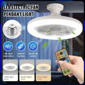 Adjustable 2-in-1 Ceiling Fan Light with Remote Control 