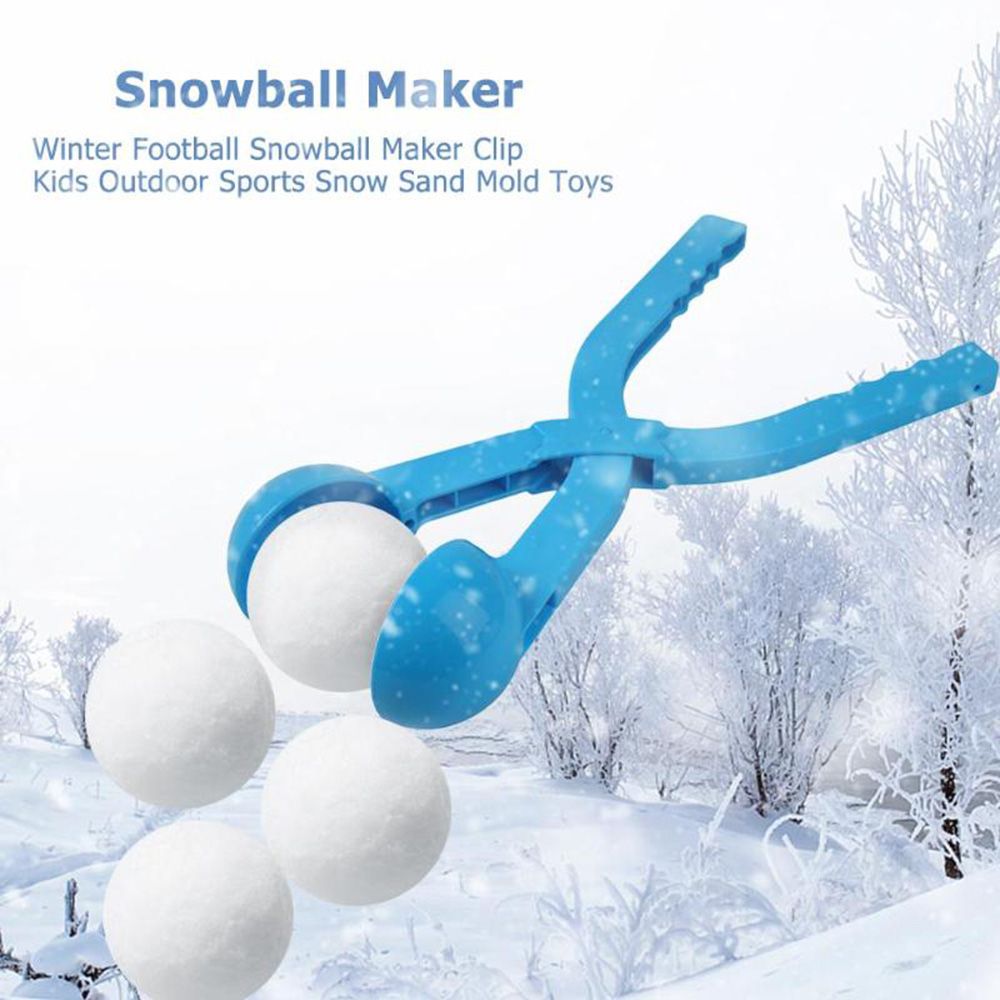FEBBILY random color Các môn thể thao Bọn trẻ Hình con vịt Mùa đông Khuôn cát Snowball Clip Xẻng xúc tuyết Snowman Maker