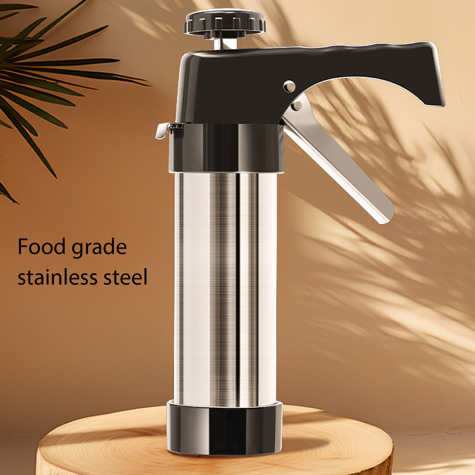 Stainless Steel Cookie Press Maker Biscuits Maker 16 Discs and 6 Decoration Tips Homemade Treats Without Additives ราคา 332 บาท*ส่งฟรี