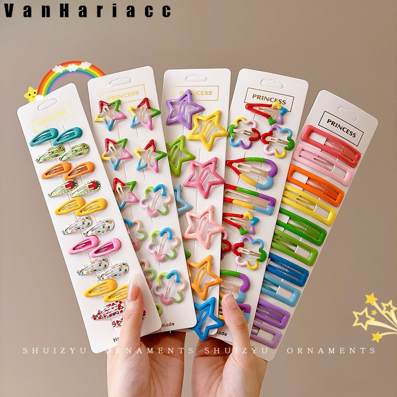 Gmai Summer Vacation Style Big Shell Hair Accessories Hair Clip Extremely Simple Style Alloy Flower Hair Clip Women'S Fashion Accessories ราคา 5 บาท*ส่งฟรี