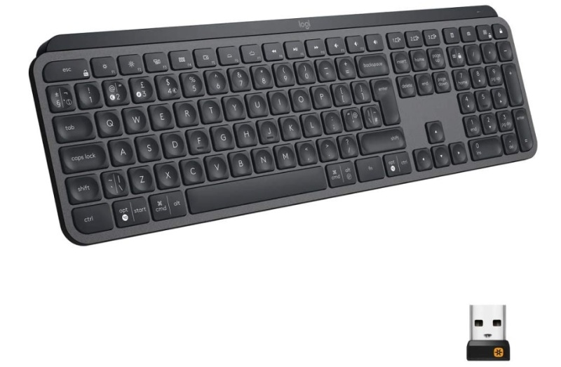 Logitech MX Keys for Mac and Windows - Advanced Wireless Illuminated Keyboard - Graphite Singapore