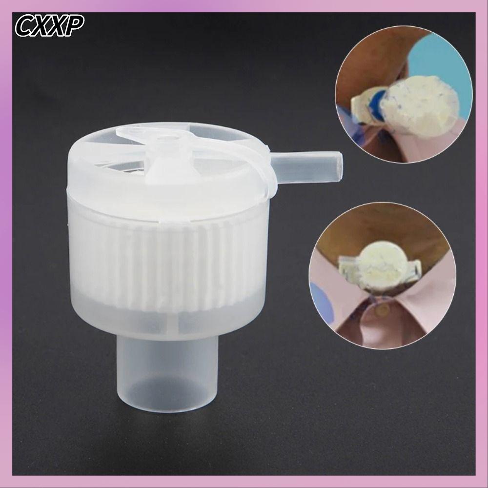 CXXP 1Pcs Lỗ thông hơi Bộ lọc thở dùng một lần In hoa Tracheostomy Bộ lọc hme  Trọng lượng nhẹ Bộ trao đổi độ ẩm nhiệt