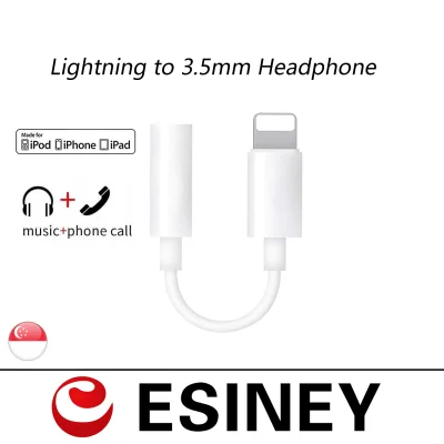Bluetooth Apple Lightning to 3.5 mm Headphone jack Adapter Music and Talking