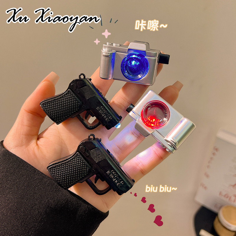 XUXIAOYAN กล้องจำลอง/ปืนยิงหญิงผมระเบิดน่ารักขาด้าน Booby อุปกรณ์ผม ราคา 10 บาท*ส่งฟรี