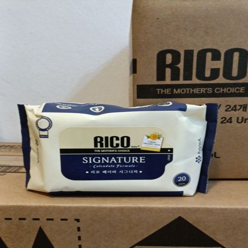 [ Made in Korea] RICO Korea Wet Tissue Baby Wipes Coby Haus Agabom