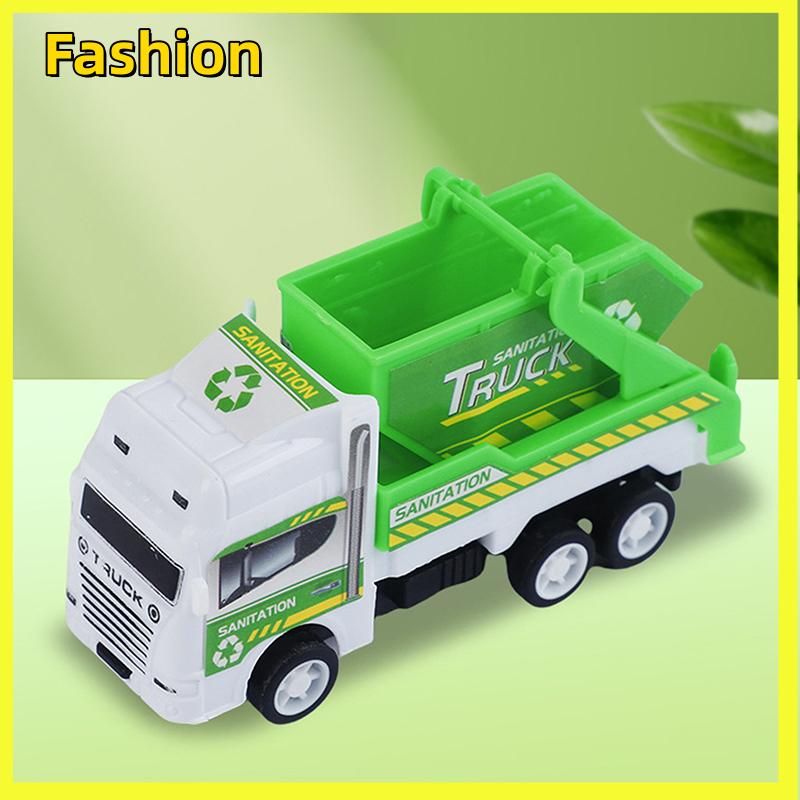 🔥🔥🔥Loreta Đồ chơi trẻ em: Mô hình xe vệ sinh quán tính, xe kéo lùi, xe công binh quân sự, xe cứu hỏa – Đồ chơi bé trai, quà tặng cho trẻ em - 8