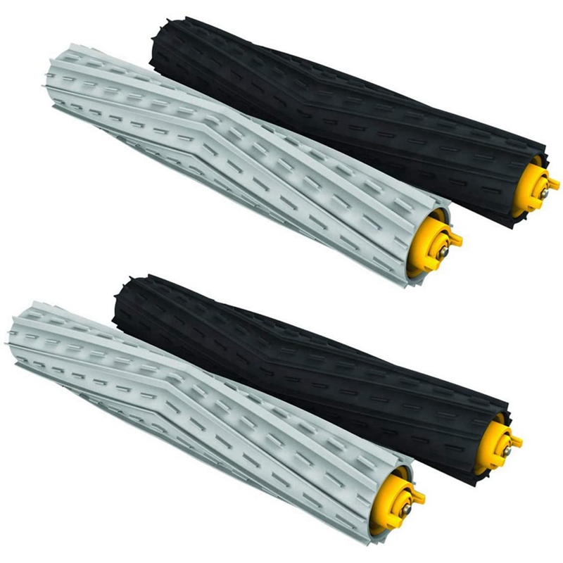 2 Set Extractor Rollers Replacement for with 800 and 900. Rubber Central Brush Kit