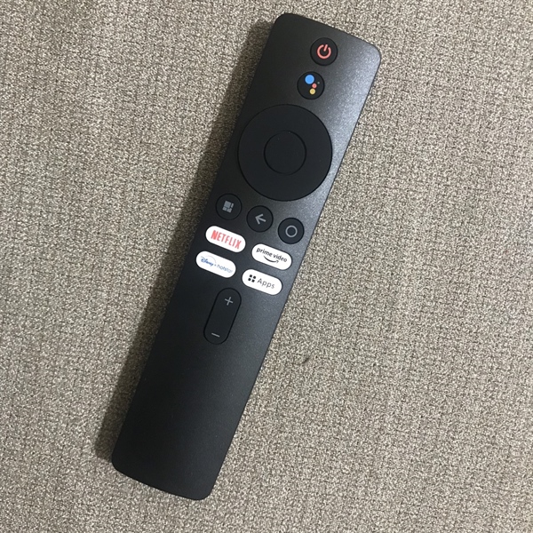 Điều khiển remote từ xa dùng cho tivi xiaomi XRMR-M8 có giọng nói và 4 nút màu trắng APPS - chính hã