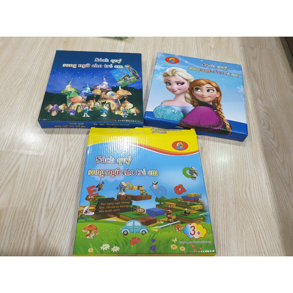 Đồ chơi sách nói song ngữ, sách nói điện tử cho bé