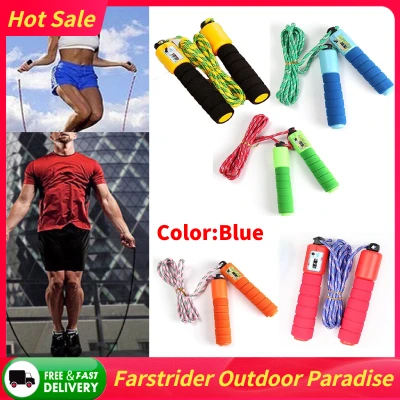 【Stock Ready】1x 2.3 Meter Kids Adult Skipping Jump Rope Counter Exercise Jumping Game Fitness