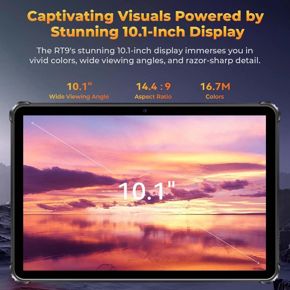 【Official shop】OUKITEL RT9 Android 14 24GB+256GB 10.1inch FHD Display Tablets 1217BOX 93dB Speaker 10000mAh Battery 16MP Camera Tablet 4G ราคา 7,999 บาท*ส่งฟรี