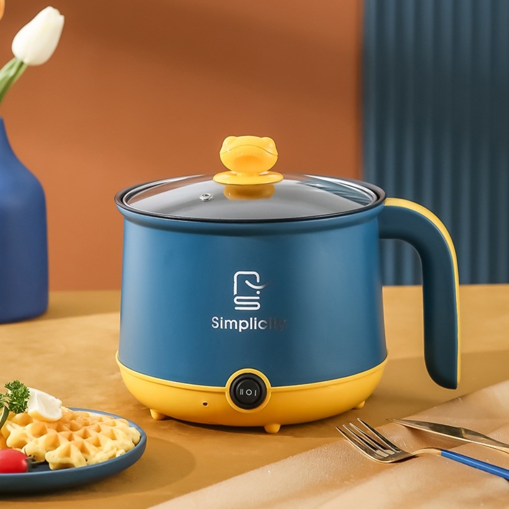 EMERRY có cáp Nồi nấu điện mini Nấu ăn không dính Nồi cơm điện Nồi điện mini Làm nóng mì Nồi hâm nóng súp Nồi hấp mini Ký túc xá