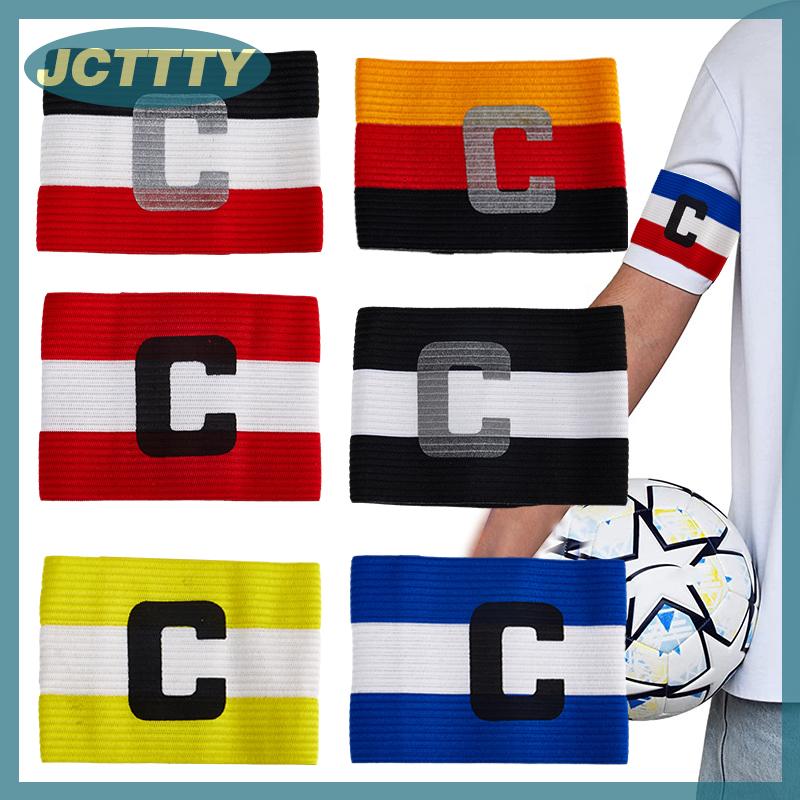 JCTTTY Bóng Đá Đội trưởng armband bóng đá cánh tay ban nhạc lãnh đạo cạnh tranh Món quà Đội Trưởng Bóng Đá Đội Trưởng Nhóm armband bóng đá đào tạo phụ kiện