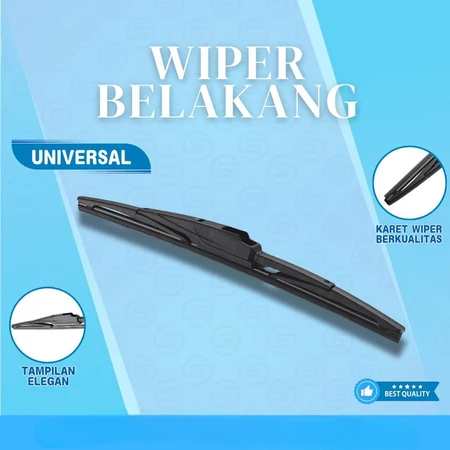 Wiper Belakang Mobil Universal Toyota Honda Suzuki Isuzu Daihatsu Wuling Hyundai DLL Free 3 Adaptor Harga 42,000 rupiah*Gratis Ongkir
