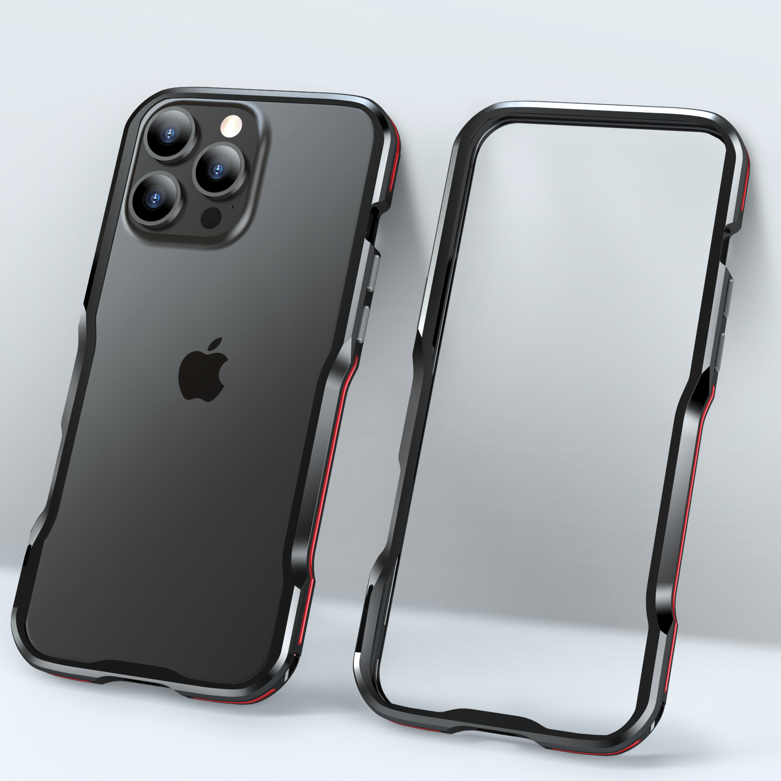 Đèn sang trọng nhôm khung kim loại cho iPhone 16 Pro Max 15 14 cộng với 13 12 mini 11 Pro x XR XS Max 8 + 7 + Se 2020 Bumper trường hợp siêu hợp kim mỏng lưng bảo vệ acccessories