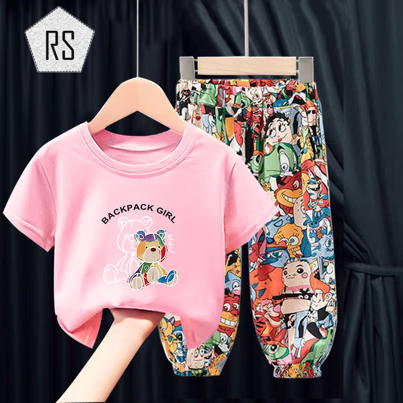 REALSELF เสื้อผ้าเด็กผช ชุดเด็กผู้ชาย พิมพ์กราฟิกอย่างมีสไตล์ ผ้าดีและนิ่มสุดๆ ใส่ได้ทั้งเด็กผู้หญิงและชาย24410 ราคา 159 บาท*ส่งฟรี