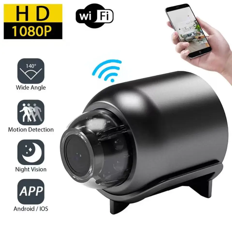 1080P HD Mini Camera WiFi Wireless HD Night Vision Camera Home X5 Remote Camera Kids Pet Safety Moni