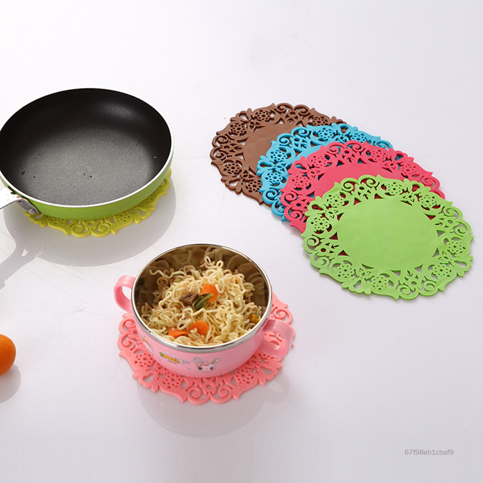 Hollow Coaster Insulation Mat Reusable High Temperature Resistant Mat Ideal Gift For Friend And Family ATWE-VN
