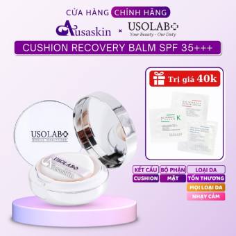 Kem Nền USOLAB Cushion Che Khuyết Điểm Cho Da Nhạy Cảm Phục Hồi Da 2 Lõi 30g Recovery Balm SPF 35+++
