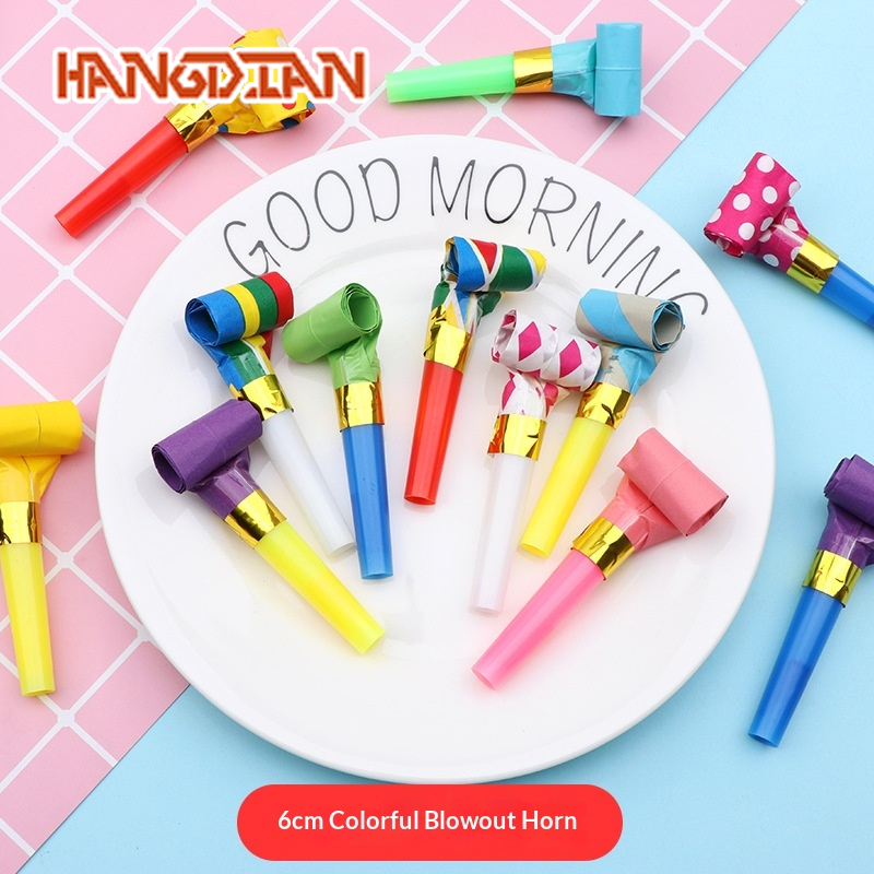 HANGDIAN Fun Party Blowout Whistle for Kids - Creative Noise Maker Toy ราคา 18 บาท*ส่งฟรี