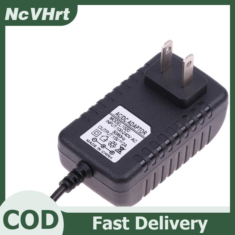 👉Hot Sale Toy NcVHrt อะแดปเตอร์แปลง15V2A AC 100V-240V DC 15V แหล่งจ่ายไฟ2000mA 2A ปลั๊ก EU US 5.5mm x 2.1-2.5mm ราคา 66 บาท*ส่งฟรี