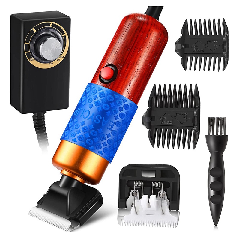 (XTUJ) Carpet Trimmer Low Noise Rug Electric Speed Adjustable Rug Tufting Clippers Carpet Carving Tool EU Plug