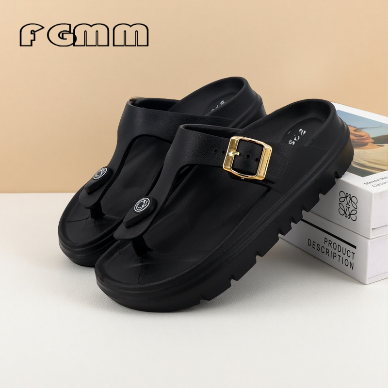FGMM Sandal Jepit Wanita Kekinian Casual Premium Sandal Japit Cewek Eva Ringan Anti Air Harga 21,900 rupiah*Gratis Ongkir