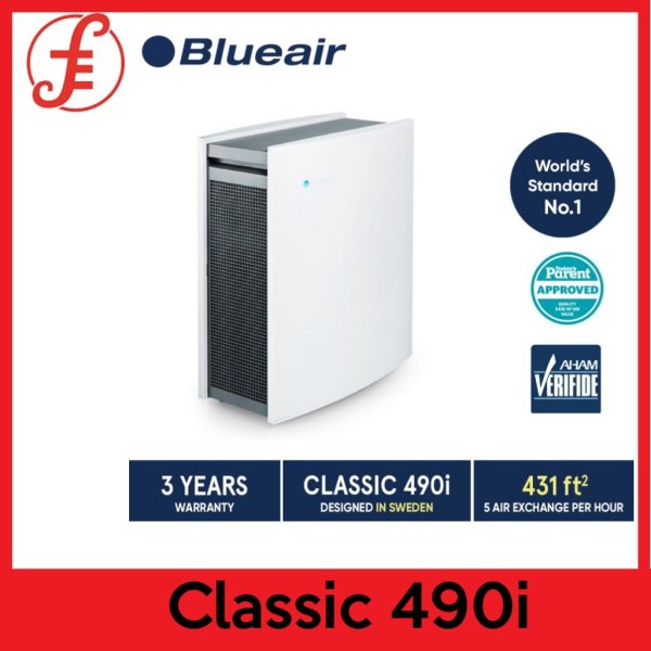 Blueair Air Purifier Classic 490i with DualProtection Filter WIFI ENABLED (490i) Singapore