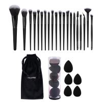 Bộ cọ trang điểm chuyên nghiệp MAANGE 20 chiếc kèm 5 miếng Mút trang điểm và túi đựng đồ trang điểm 52000