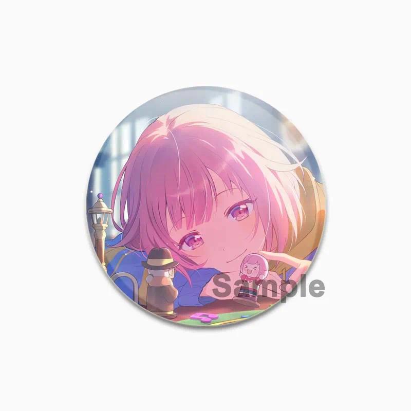 32/44/58mm Otori Emu Megurine Luka Kamishiro Rui Kusanagi Nene Badge Cartoon Cosplay Brooches for Ba