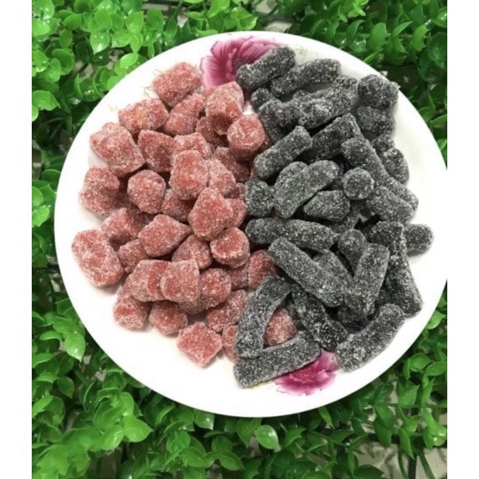 Kẹo dâu tây mix kẹo dâu tằm 500gram