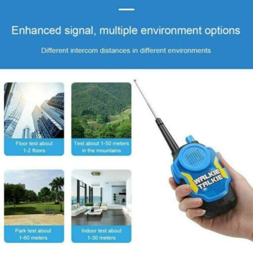 1972YAN1 Di động Món quà tốt nhất Đồ chơi giáo dục Liên lạc Đồ Chơi Walky Talky tầm xa Bộ đàm cho trẻ em Trò chơi ngoài trời