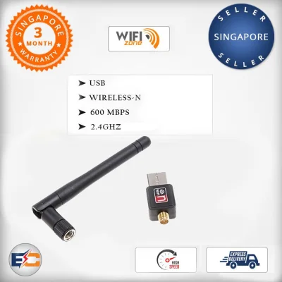 600mbps USB 2.0 Wireless 802.IIN WiFi Adapter - LV-UW02-5DB