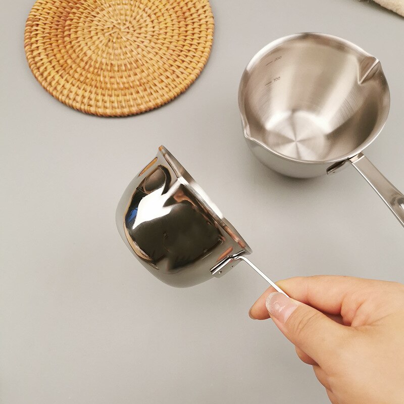 120/200ml Measuring Spoon Baking Tool 304 Stainless Steel Double Diversion  Nozzle Coffee Scoop Measuring Cup Kitchen Accessories