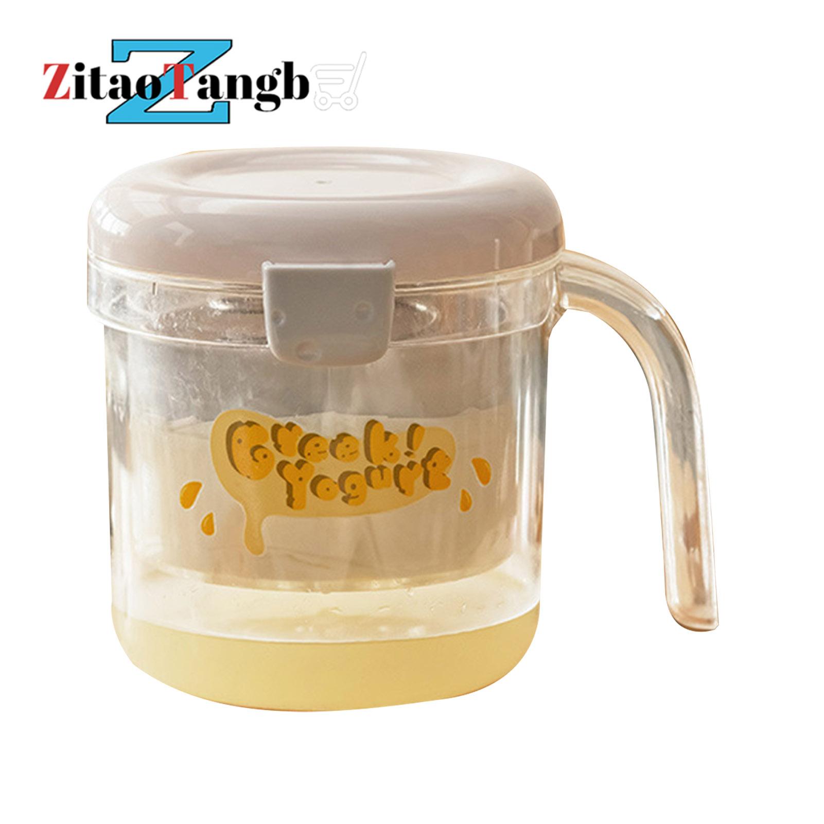zitaotangb® Greek Yogurt Maker Whey Separator for Yogurt Greek Yogurt Strainer with Fine Mesh Press Lid Bpa-free Plastic Whey Separator for Homemade Cheese Soy Milk Compact Kitchen Tool – Easy Diy Dairy