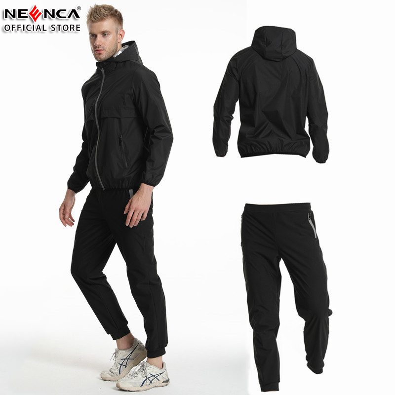NEENCA Sauna Suit for Men Weight Loss Sweat Suit Boxing Exercise Sweat Sauna Jacket Pants