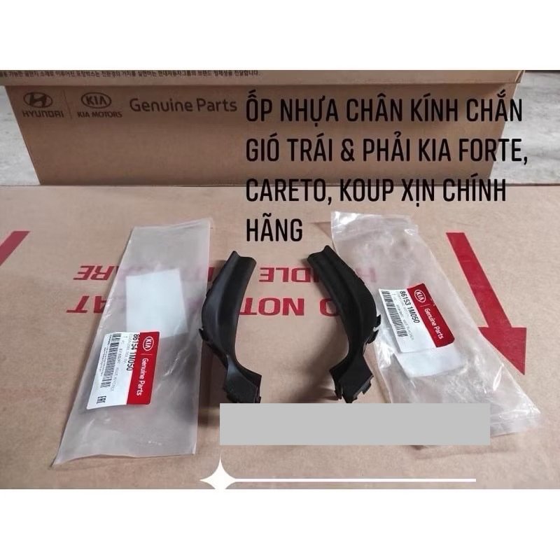 ốp nhựa chân kính chắn gió trái & phải kia forte, careto, koup xịn chính hãng 861541m050 861531m050