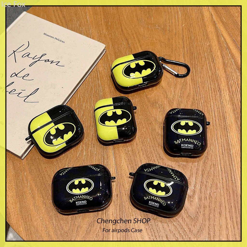 Ice FoxBatman TPU protective case for AirPodsPro2nd gen case earphone protective case 2023 new for AirPods3nd earphone protective case compatible with AirPodsPro case AirPods2gen case